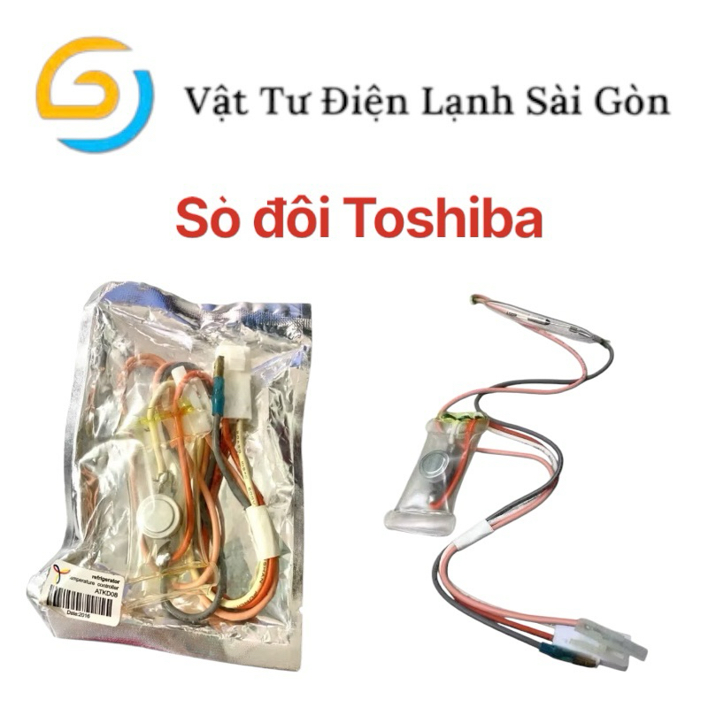 Sò đôi tủ lạnh Toshiba - sò lạnh kèm sò nóng Toshiba