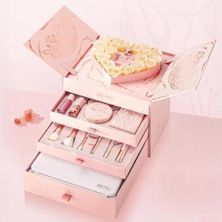  Bộ trang điểm set makeup đầy đủ 4 tầng 12 món có gương nội địa Trung + Kèm túi đựng - Quà tặng 20 10 sinh nhât Noel,.. 