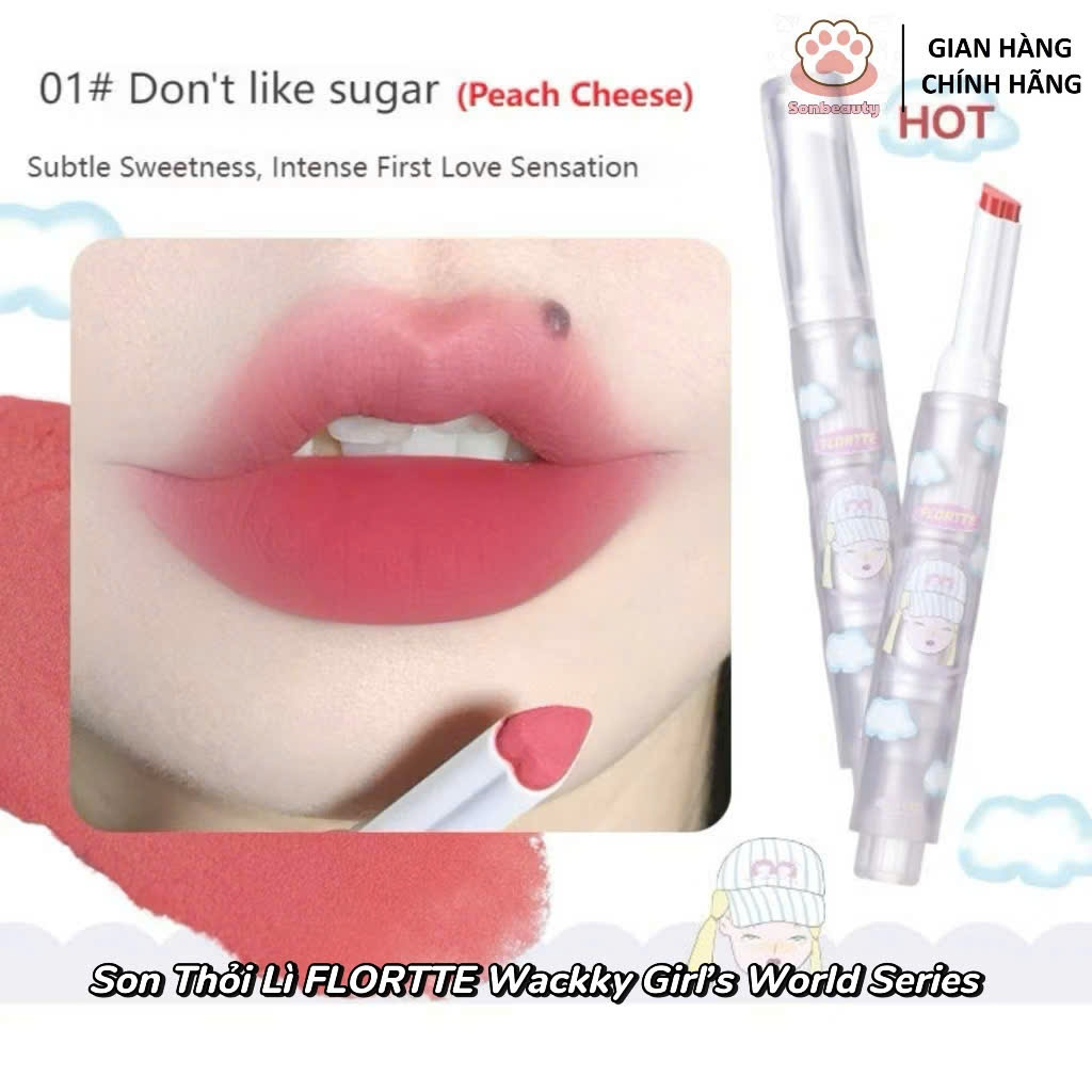 [FLORTTE] Son thỏi lì Flortte WacKky Girl's World Series