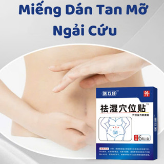  Miếng Dán Giảm Mỡ Hộp 6 Miếng Miếng Dán Thảo Dược Giúp Làm Giảm Mỡ Vùng Bụng Đùi Tay Chân Hiệu Quả 