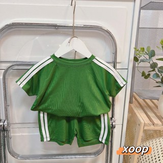 Bộ cộc tay XOOP cotton lụa có 2 dây viền ở tay và quần basic cho bé trai bé gái (10-21kg) XC91 Thời trang Phúc Yến