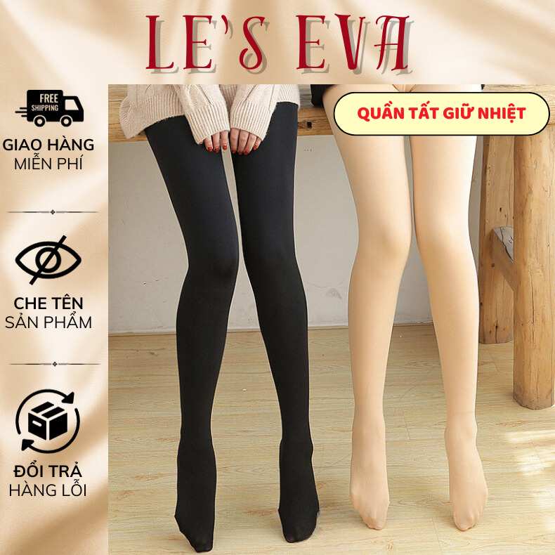 Quần Tất Nữ Giữ Nhiệt Mùa đông Dày Mịn Thon Chân Siêu Dai cạp cao Định hình vòng eo QT13 - LESEVA