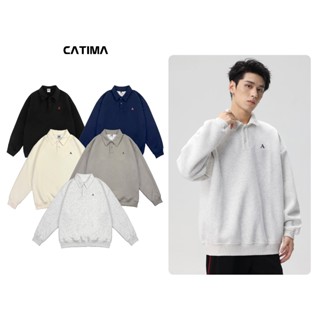 Áo Polo Sweater CATIMA Nỉ 2 Da Nam Nữ Cotton Unisex AN25