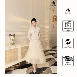 RIMMY - KERI Áo khoác dạ thiết kế vải dạ tweet cao cấp sang trọng thanh lịch