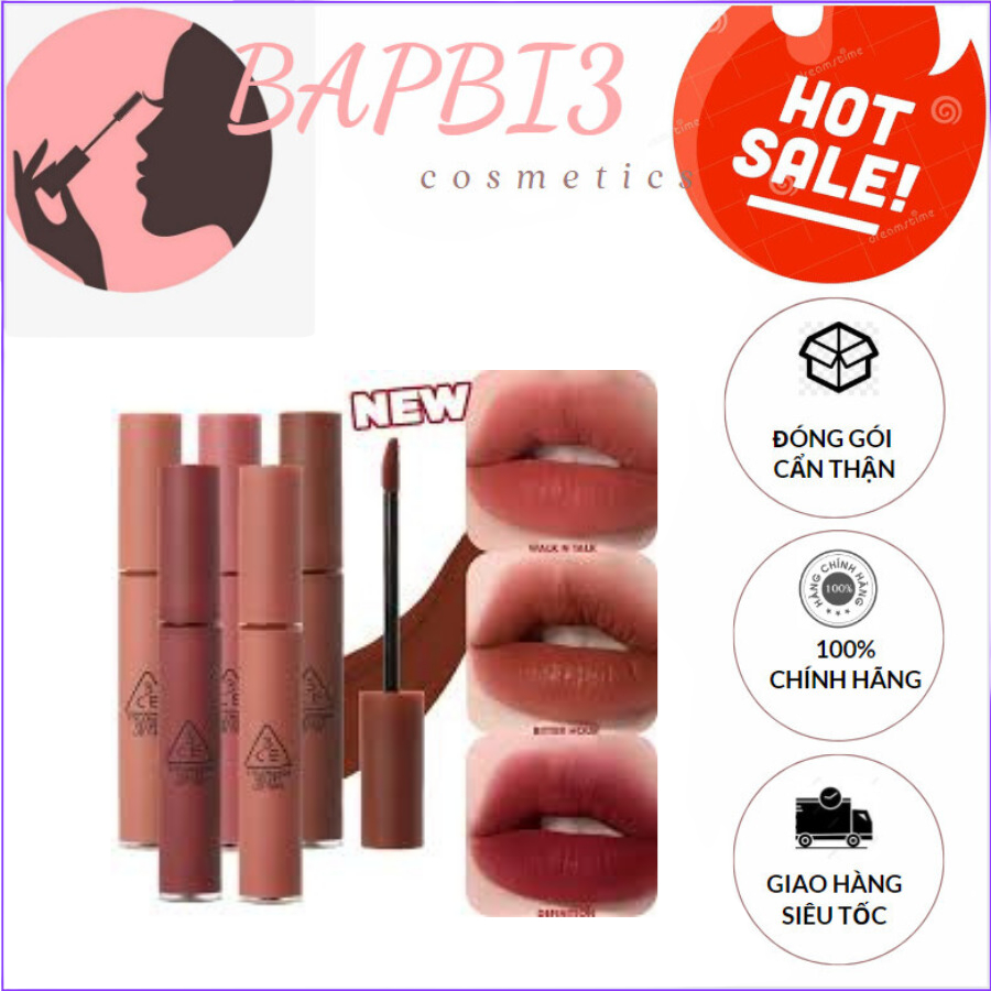 Son Kem Lì 3CE Cloud Velvet Tint 4g Son 3CE Chính Hãng