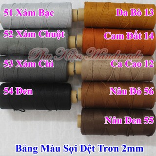 Sợi Dệt Trơn (Mã Màu: 01 - 78)