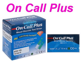 Que Thử Đường Huyết On Call Plus Hộp 50 Que