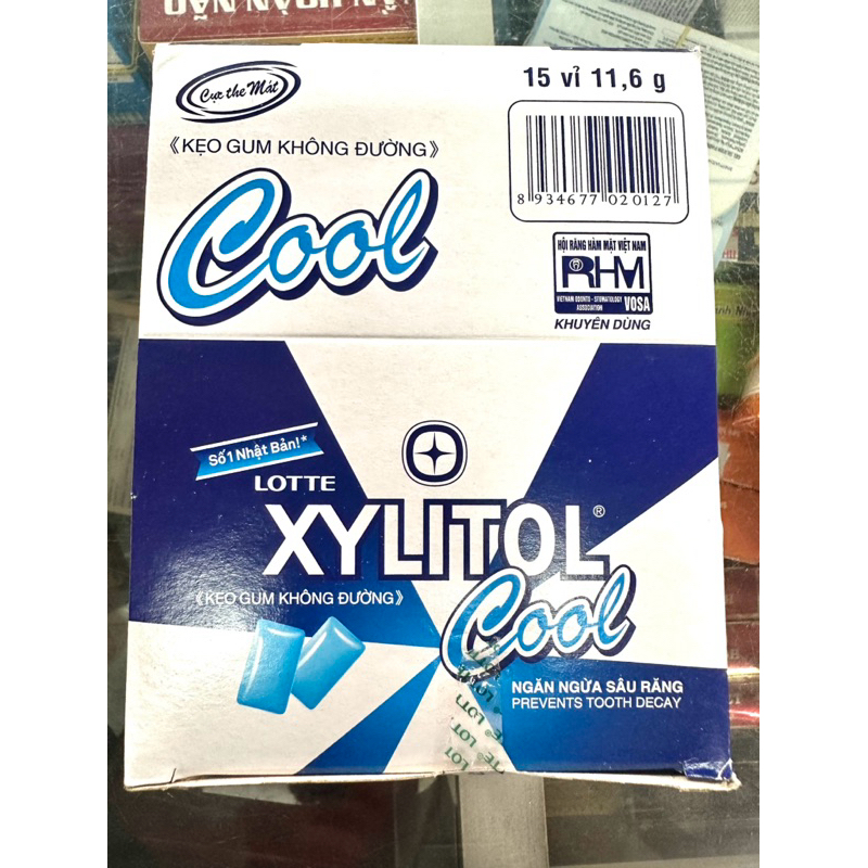 KẸO 🍭 SINGUM KHÔNG ĐƯỜNG HỘP 15 VỈ 11,6G CỰC THE MÁT