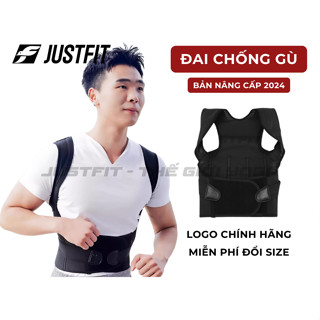 Đai chống gù lưng nam chính hãng JUSTFIT đai định hình cơ thể chất liệu bền, thoáng khí