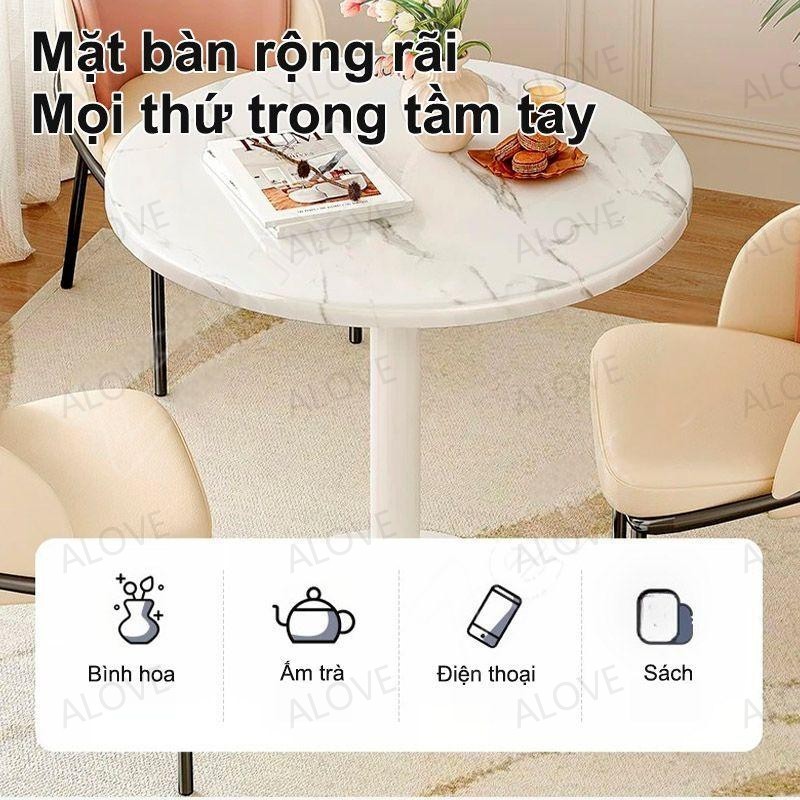 ALOVE Bàn Tròn Phong Cách Bắc Âu Bàn Họp Đơn Giản Bàn Cà Phê Bàn Trà Phòng Khách Bàn Sofa | BigBuy360 - bigbuy360.vn