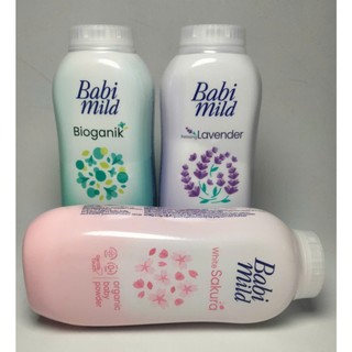 (Hàng mới) Phấn rôm BABI MILD cao cấp cho bé 160g,350g