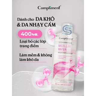 Tẩy trang Compliment Micellar Water 400ml