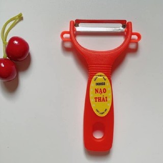 Bào rau củ quả, nạo đỏ Thái Lan cán cam kích thước 12,5cm x 7cm