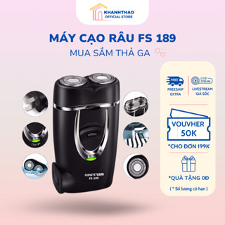 Máy Cạo Râu Thông Minh FS-189 Lưỡi Dao Kép Tự Làm Sắc Sử Dụng Pin Sạc Chống Nước Cao Cấp
