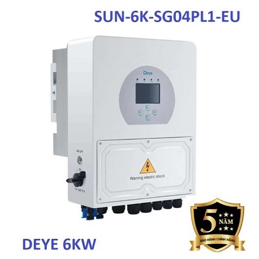 INVERTER HYBRID DEYE 6KW SUN-6K-SG04/LP1-EU