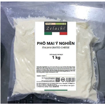 Phô mai Ý nghiền Zelachi 100g