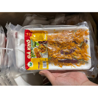  combo 10 gói Gà khô lá chanh heo khô cháy tỏi bò khô gói 100gr 