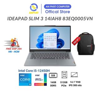Laptop Lenovo IdeaPad Slim 3 14IAH8 83EQ0005VN (Core i5-12450H | 16GB | 512GB | 14 inch FHD)