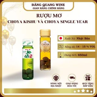 Rượu mơ Choya xanh và Choya Single Year Ultimate Ume - Nhật Bản