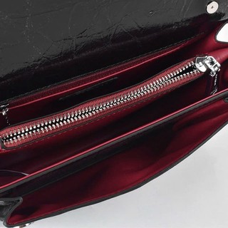 【 EYETHEME 】Túi Nắp Gập Đeo Chéo Logo Con Mắt  2436 - EYE Foldable Mirrored Leather Bag