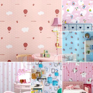 [Giá Sỉ] 10m giấy dán tường HOẠT HÌNH nhiều mẫu cho bé gái bé trai - khổ rộng 45cm (có sẵn keo)