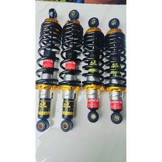 {Siêu phẩm} Phuộc sau R.CB 2 chén vàng gắn Dream Wave Elegant Galaxy Future Cub Sirius Taurus Jupiter xe điện pega cap A