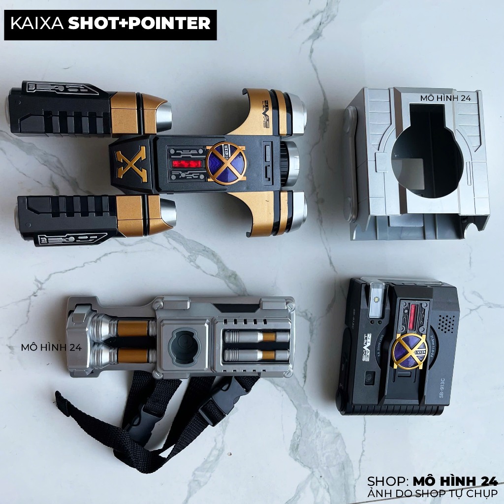 Bộ Mô hình đồ chơi driver kamen rider kaixa Shot Pointer KaixaPointer KaixaShot csm gear FINISHER PO