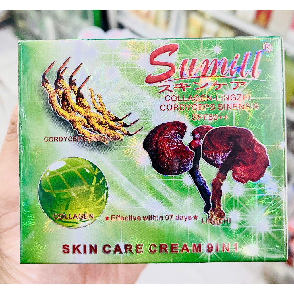 Kem dưỡng da mặt sumill tinh chất collagen ngọc tra.i linh chi 20g