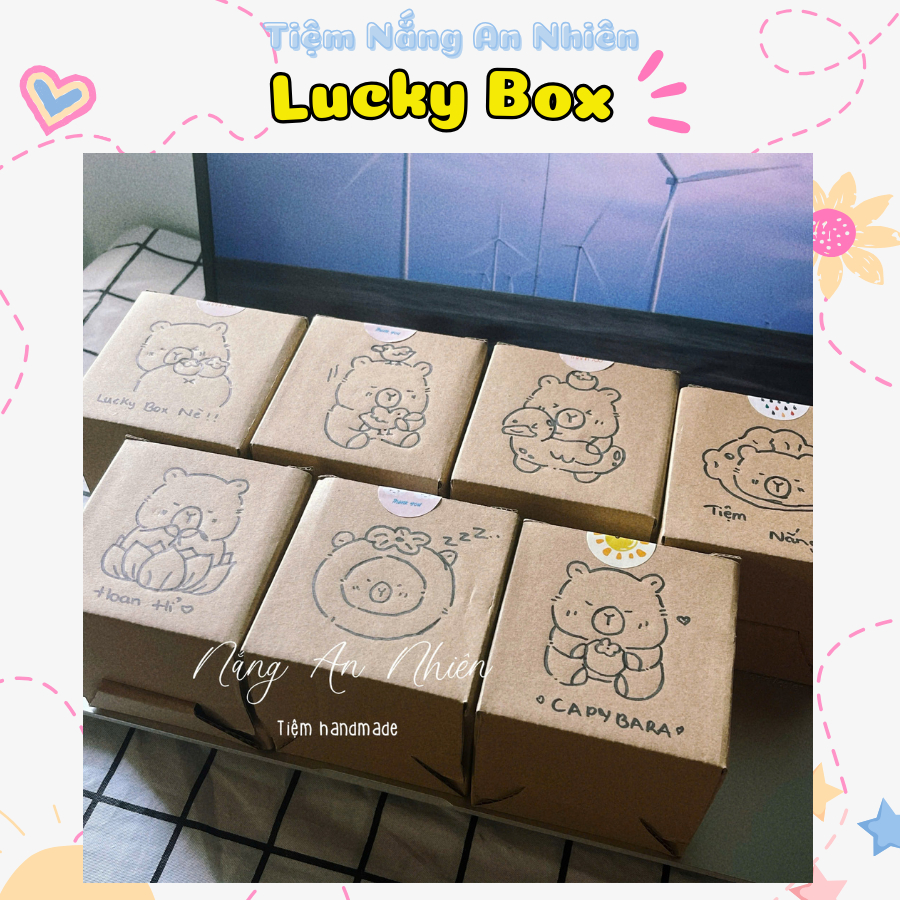 [ẢNH THẬT] Lucky Box Handmade Tiệm Nắng ( ĐỌC PHẦN MÔ TẢ)