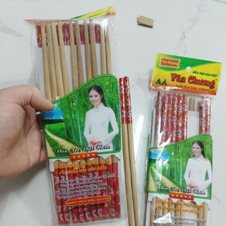 đũa tre hoa Văn Chương (10 đôi)