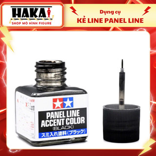  Dung Dịch Kẻ Lằn Chìm kẻ line Gundam Tamiya Panel Line Accent Color   BLACK   - Mô hình Figure Hakai shop 