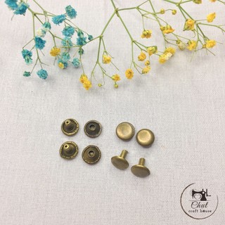 (SET 20 CHIẾC) Đinh tán 8mm chuyên dụng cho cặp, túi, balo handmade, đồ thủ công