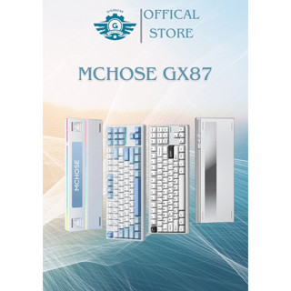 Bàn Phím Cơ Gaming MCHOSE GX87 Nhôm CNC Aluminum 3 Mode | TKL 87 Phím | Gasket Mount | Hotswap QMK