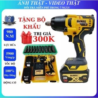 Máy Siết bulong  - Máy Bắn bulong ô tô 980Nm Pin Khỏe Tháo Mở Ốc 19 32 Mở Ốc Bắn Vít 3 Chức Năng Trong 1 Điện Máy Huy tô