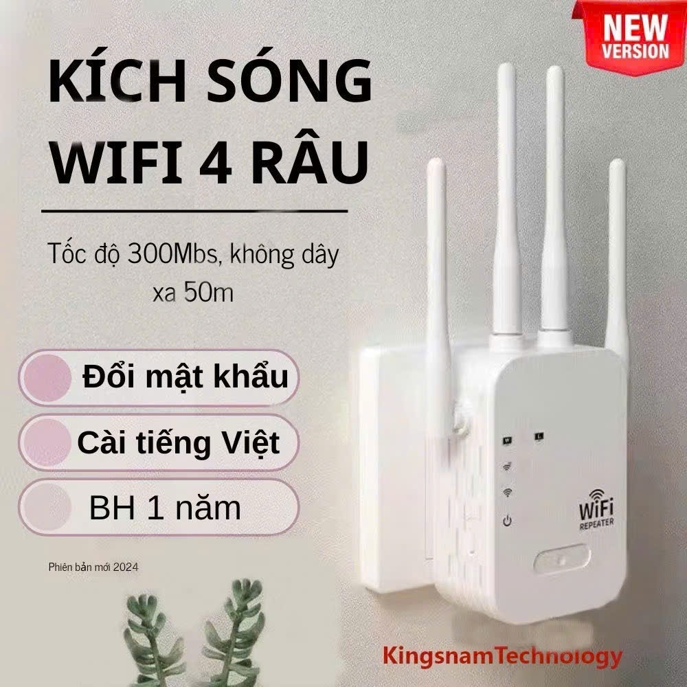 Bộ kích sóng WIFI Repeater 300M,ĐỔI ĐƯỢC TÊN VÀ MẬT KHẨU WIFI thiết bị khuếch đại và mở rộng sóng wifi chuẩn N Shop có l | BigBuy360 - bigbuy360.vn