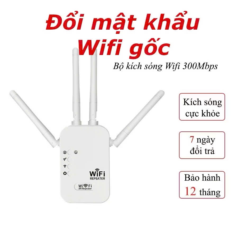 Bộ kích sóng WIFI Repeater 300M,ĐỔI ĐƯỢC TÊN VÀ MẬT KHẨU WIFI thiết bị khuếch đại và mở rộng sóng wifi chuẩn N Shop có l | BigBuy360 - bigbuy360.vn