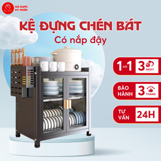 Kệ đựng chén bát có nắp đậy Có Tủ và Ngăn Kéo My Nhân