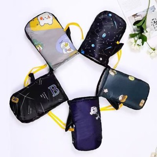 Găng Tay Phao Đi Xe Máy Lót Nỉ Chống Nước, Găng Tay Đi Xe Máy Mùa Đông Siêu Ấm ( Ảnh thật )