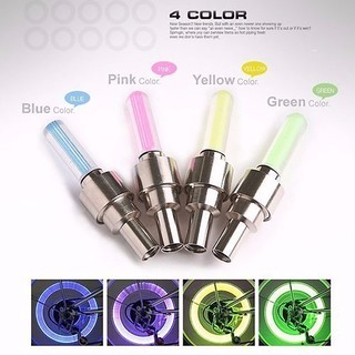 Bộ 2 Đèn Led Gắn Van Xe Hình Trụ