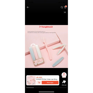 Set 3 Dao Cạo Lông Mày, Tỉa Chân Mày, Tóc Mái Cosmetic Tool Nhỏ Gọn Tiện Lợi, Đa Năng