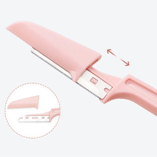 Set 3 Dao Cạo Lông Mày, Tỉa Chân Mày, Tóc Mái Cosmetic Tool Nhỏ Gọn Tiện Lợi, Đa Năng