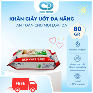 Combo 20 Gói Khăn Ướt Baby Plus An Toàn Cho Da 80Gr