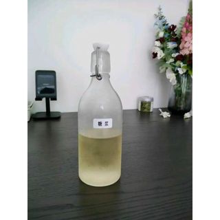 Chai thuỷ tinh 0.5L nắp gài, thích hợp đựng nước uống, nước ép, trà kombucha... KORKEN - Chính hãng IKEA