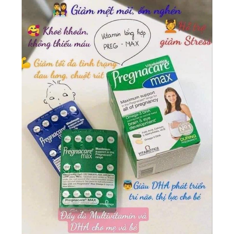 Pregnacare Max Vitamin Bà Bầu Pregnacare Max