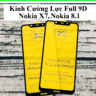 Cường lực Full màn Full keo Nokia X7 / Nokia 8.1 Plus chống xước màn