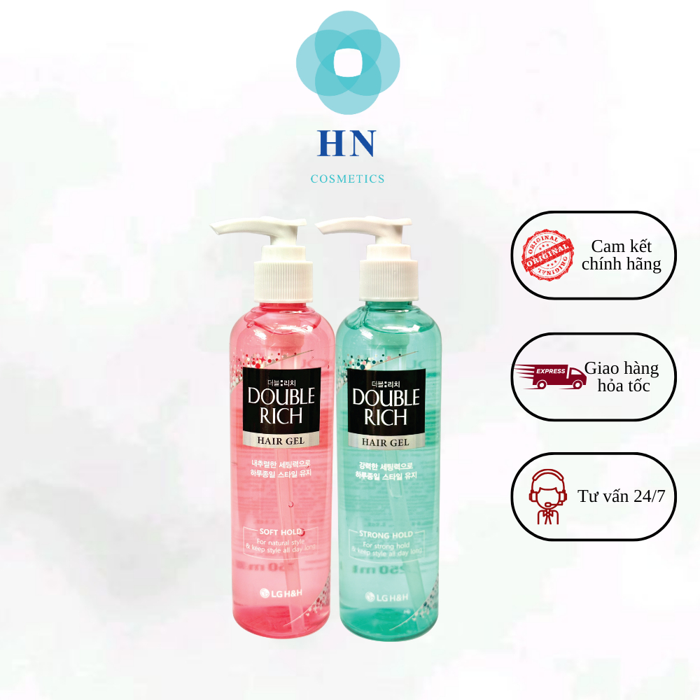Gel tạo kiểu tóc Double Rich 250ml