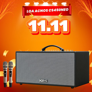 Loa xách tay ACNOS CS450NEO (200W, 2 Bass 16.5cm, Pin 5-7h)