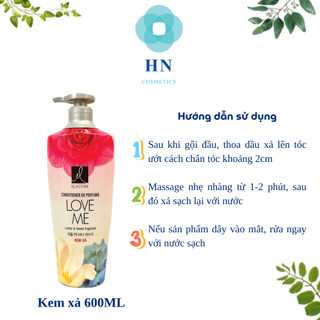 Dầu xả nước hoa Elastine 600ml