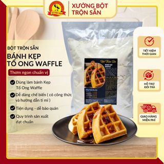 Bột Làm Bánh Kẹp Waffle Gói 1kg- Bột Làm Bánh Kẹp Tổ Ong Trộn Sẵn Dễ Sử Dụng- Đỗ Phát Foods