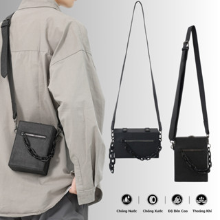 Túi Đeo Chéo Da Hộp Vuông Unisex Sang Trọng Dễ Phối Đồ Đựng Điện Thoại - 6936